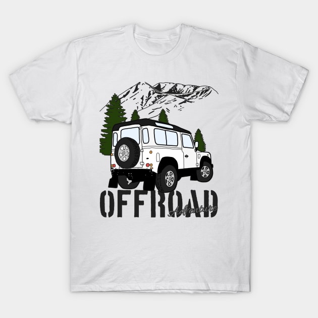 Off Road T-Shirt by Ntdesignart